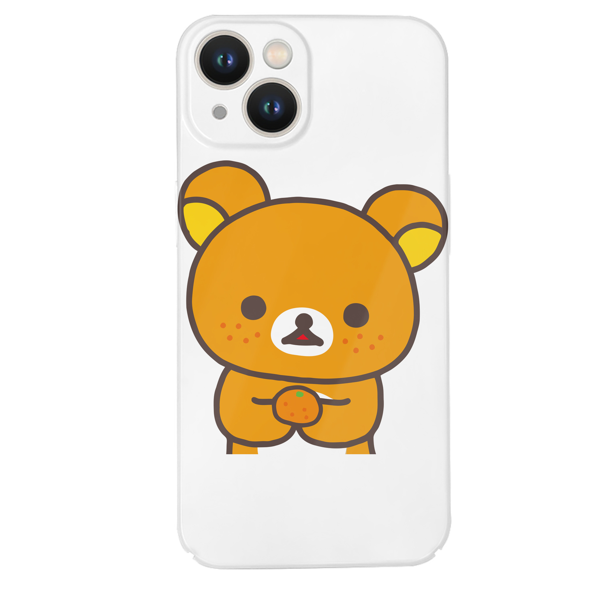 （画像用） リラックマ リラックマ キイロイトリ Rilakkuma Korilakkuma Kiiroitori 【iPhone 14シリーズ対応】ハードケース